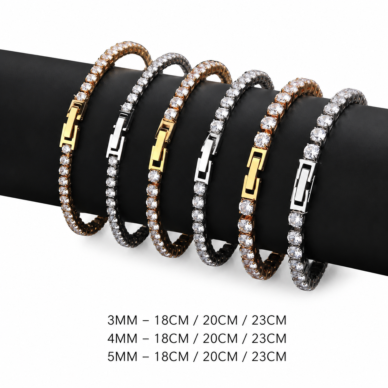 simple tennis bracelet