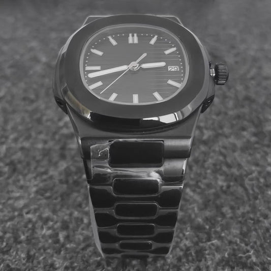 Elan Simple watch (BLACK)